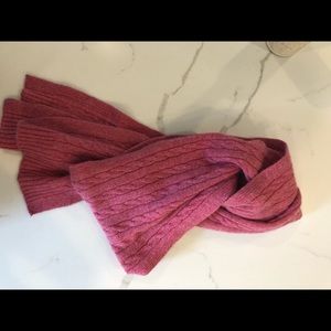 J Crew cableknit scarf